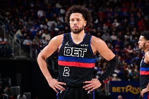 康宁汉姆单场砍22分10板17助 以赛亚-托马斯后活塞队史第二位