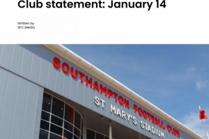 南安普顿官方：原主席克拉夫特离任，大股东索拉克接任