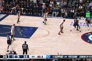 🐿️甚至能给+1？哈登拔起压哨三分！球进灯亮🚨