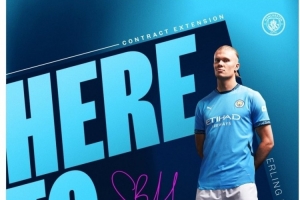 希勒社媒：祝贺哈兰德续约9年半，你破我的纪录用不了那么久吧？