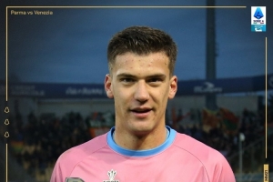 7次扑救！国米外租门将斯坦科维奇当选帕尔马1-1威尼斯全场最佳