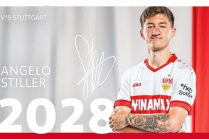 官方：斯图加特与23岁后腰斯蒂勒续约至2028年