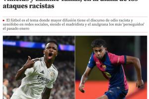 足球成西班牙网络仇恨言论重灾区，维尼修斯亚马尔主要被攻击对象