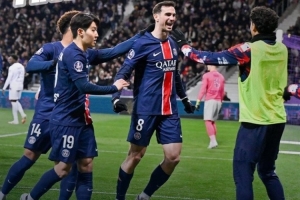 巴黎赛季初至今已22轮联赛不败，法甲单赛季历史第4长