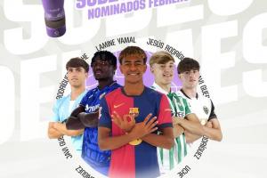 西甲2月最佳U23球员候选：亚马尔入选