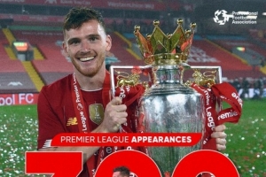 30岁罗伯逊迎来英超300场里程碑，此前11球59助攻+1次夺冠🏆