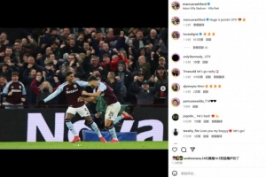 助攻双响！拉什福德社媒晒与阿森西奥庆祝合影：拿下重要三分！