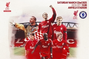 官方:大卫-詹姆斯等6人将代表利物浦 参加与切尔西传奇队的慈善赛