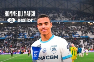 打进1球，格林伍德当选马赛2-0南特全场最佳球员