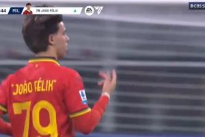 孔塞桑第37分钟就换人！菲利克斯换下穆萨