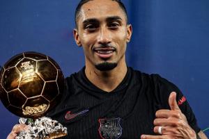 金球奖最新赔率：拉菲尼亚领跑！姆巴佩第2 登贝莱&亚马尔并列第5