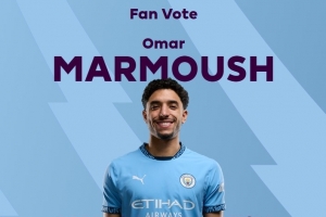 造点+世界波！官方：马尔穆什被票选为曼城vs布莱顿全场最佳