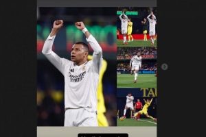 梅开二度助客场逆转！姆巴佩社媒庆祝胜利：战斗到最后一刻！