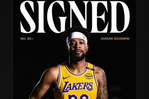 欢迎💜💛湖人官方：球队正式签下后卫乔丹-古德温