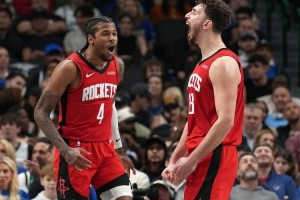 范乔丹缺阵！火箭今日首发：伊森、杰伦-格林、阿门、狄龙、申京