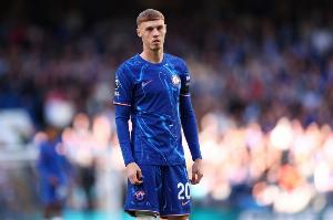 帕尔默上赛季至今联赛参与54球，五大联赛英格兰球员中仅少于凯恩