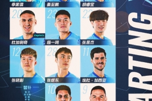 🔥深圳新鹏城主场战河南俱乐部酒祖杜康首发阵容出炉！