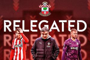 五大联赛首支降级队！南安普顿提前7轮降级，打破英超最快纪录