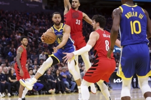 周五竞彩篮球强档：勇士力争胜利 开拓者大面积减员