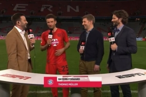 结束拜仁生涯很难？穆勒笑记者：发生的就发生了，明年你或就被开