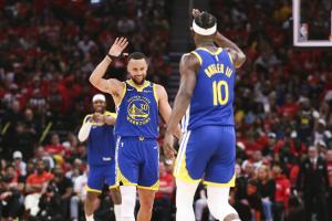 客场先下一城可能黑七？👀勇士淘汰火箭的赔率是-375 遥遥领先~