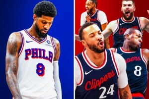 🤔更强了？美媒：快船去年夏天放走乔治 补强后阵容更加均衡了