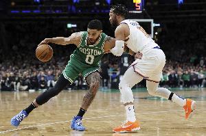 凯尔特人0-2落后！ESPN预测G3胜率：尼克斯50.8% 凯尔特人49.2%