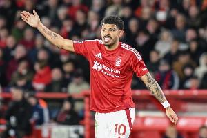 43球，吉布斯-怀特是诺丁汉森林队史英超制造进球数第二多球员