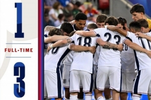 欧青赛1/4决赛英格兰淘汰西班牙，赛后双方球员爆发冲突