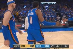 😯变数出现？抢七最后4分11秒！亚历山大5犯&雷霆没暂停了！