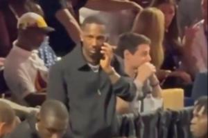 16号秀~杨瀚森的经纪人富保罗在现场打电话积极帮小杨联系球队