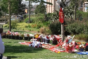 此刻不分彼此🕯️曼联、埃弗顿等队球迷自发为若塔送上鲜花围巾