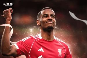 接过努涅斯号码！英媒：伊萨克在利物浦将穿9号，转会费1.3亿镑