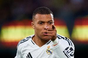 本赛季五大联赛参与进球榜：姆巴佩5球与凯恩、格林伍德并列最多