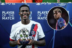 世一左？门德斯欧国联欧冠对位亚马尔，先后拿下全场最佳